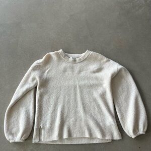 Madewell Cream Crew Neck Sweater